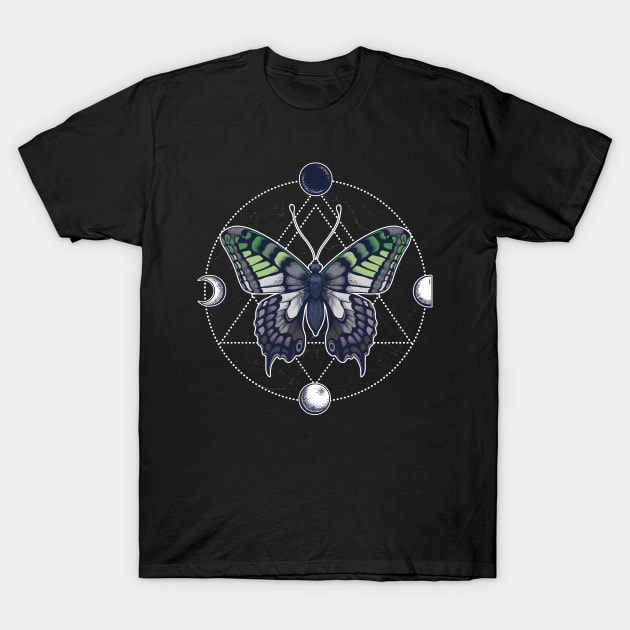 Aromantic Butterfly T-Shirt by Psitta